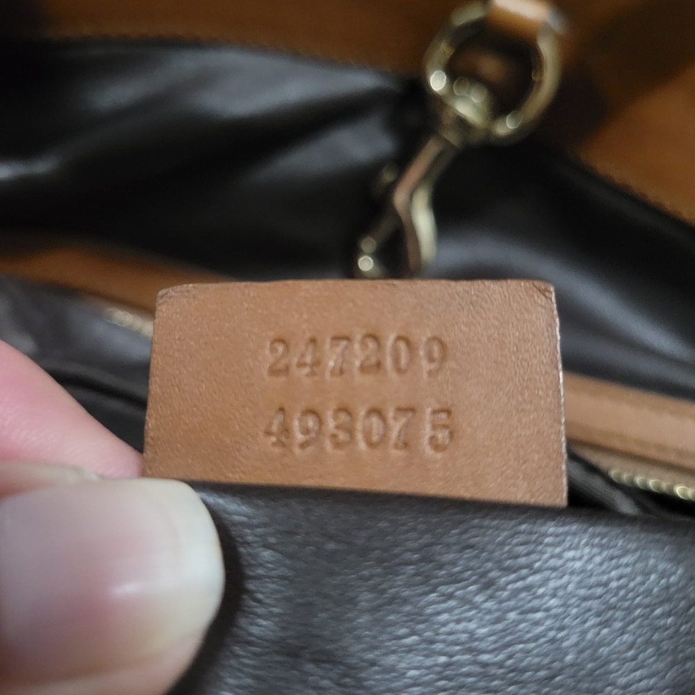 Gucci Beige/Brown Python Bag with Leather Tote - Picture 9 of 14